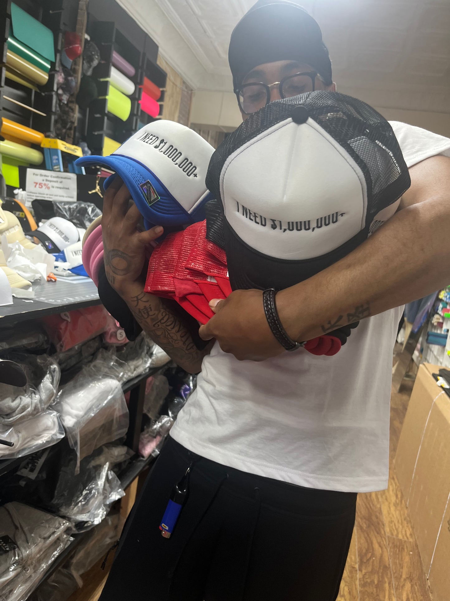 $1,000,000 TRUCKER HATS