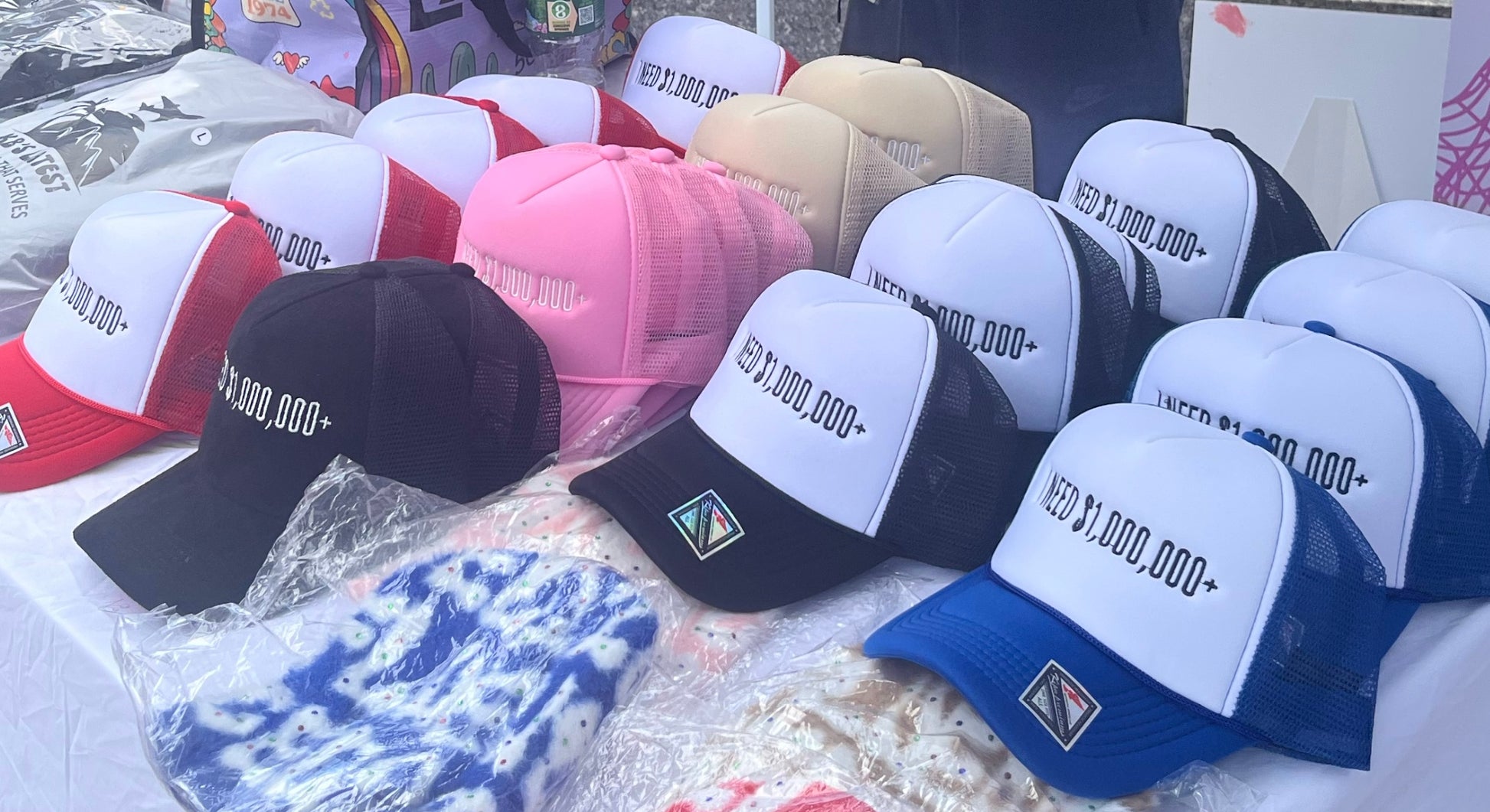 $1,000,000 TRUCKER HATS